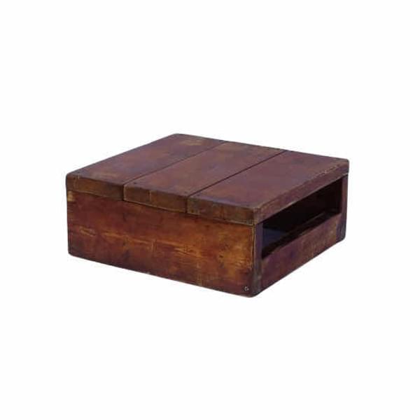Brown Wooden Table for Futon for rent – Harmonia | Rentlyz