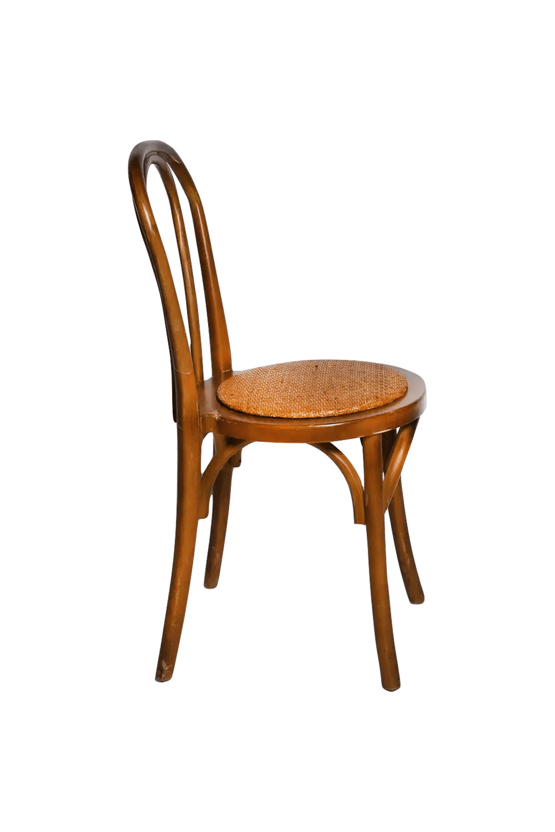 Milan Wooden Chair with Rattan Upholstery for rent – Harmonia | Rentlyz