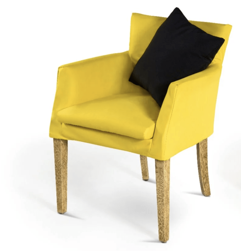 Yellow Armchair for rent – Kaplan | Rentlyz