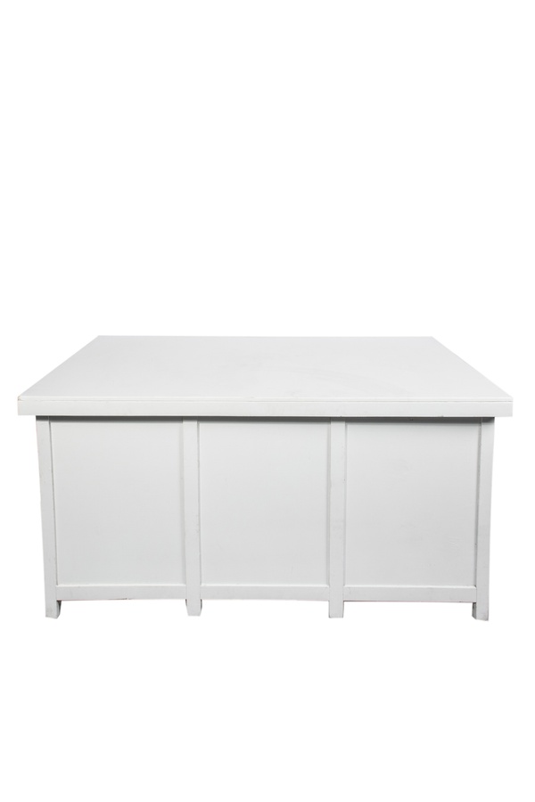 White Sideboard with Skirt for rent – Tamir Aruim | Rentlyz