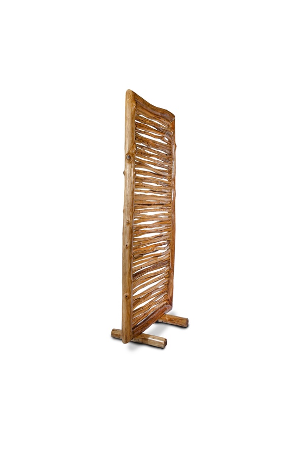 Indonesian Teak Folding Screen for rent – Harmonia | Rentlyz