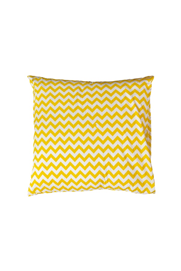 Yellow Zig-Zag Pillow for rent – Harmonia | Rentlyz
