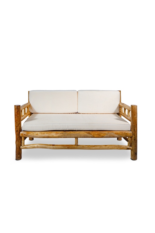 Double Teak Wood Armchair for rent – Harmonia | Rentlyz