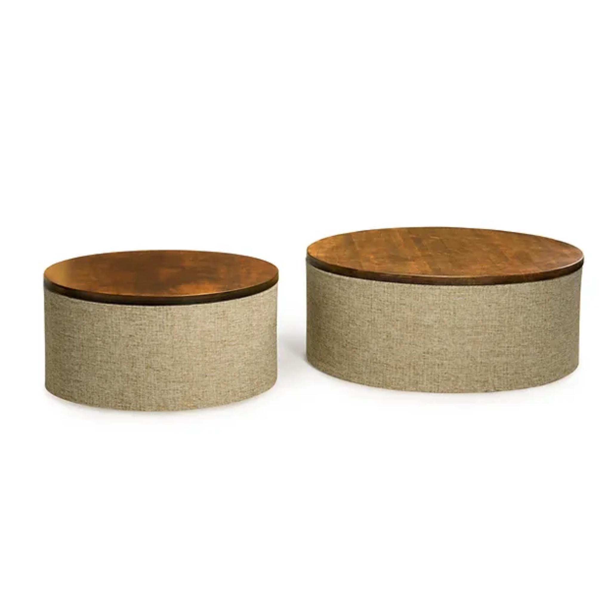 Natural Linen Ottoman Table for rent – Kaplan | Rentlyz