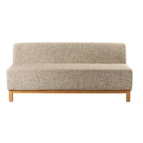 Beige Three-Seater Sofa for rent – Kaplan | Rentlyz