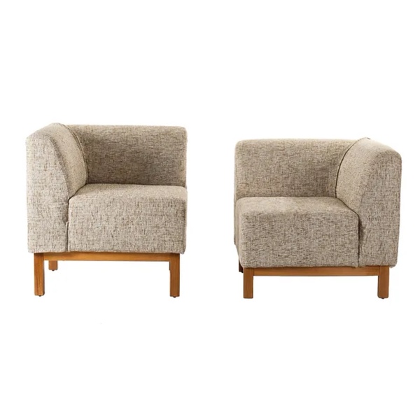 Beige Corner Sofa for rent – Kaplan | Rentlyz