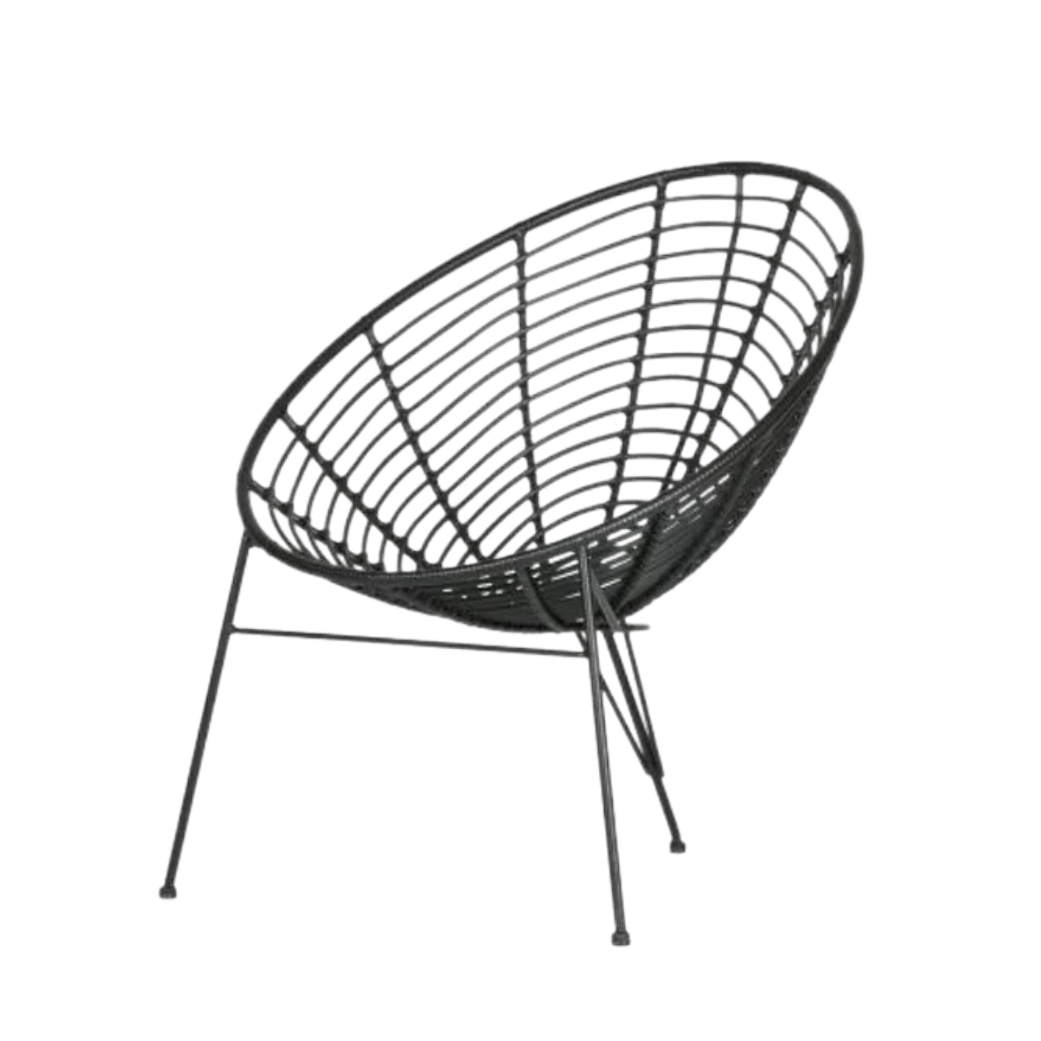 Laguna Black Armchair for rent – Kaplan | Rentlyz