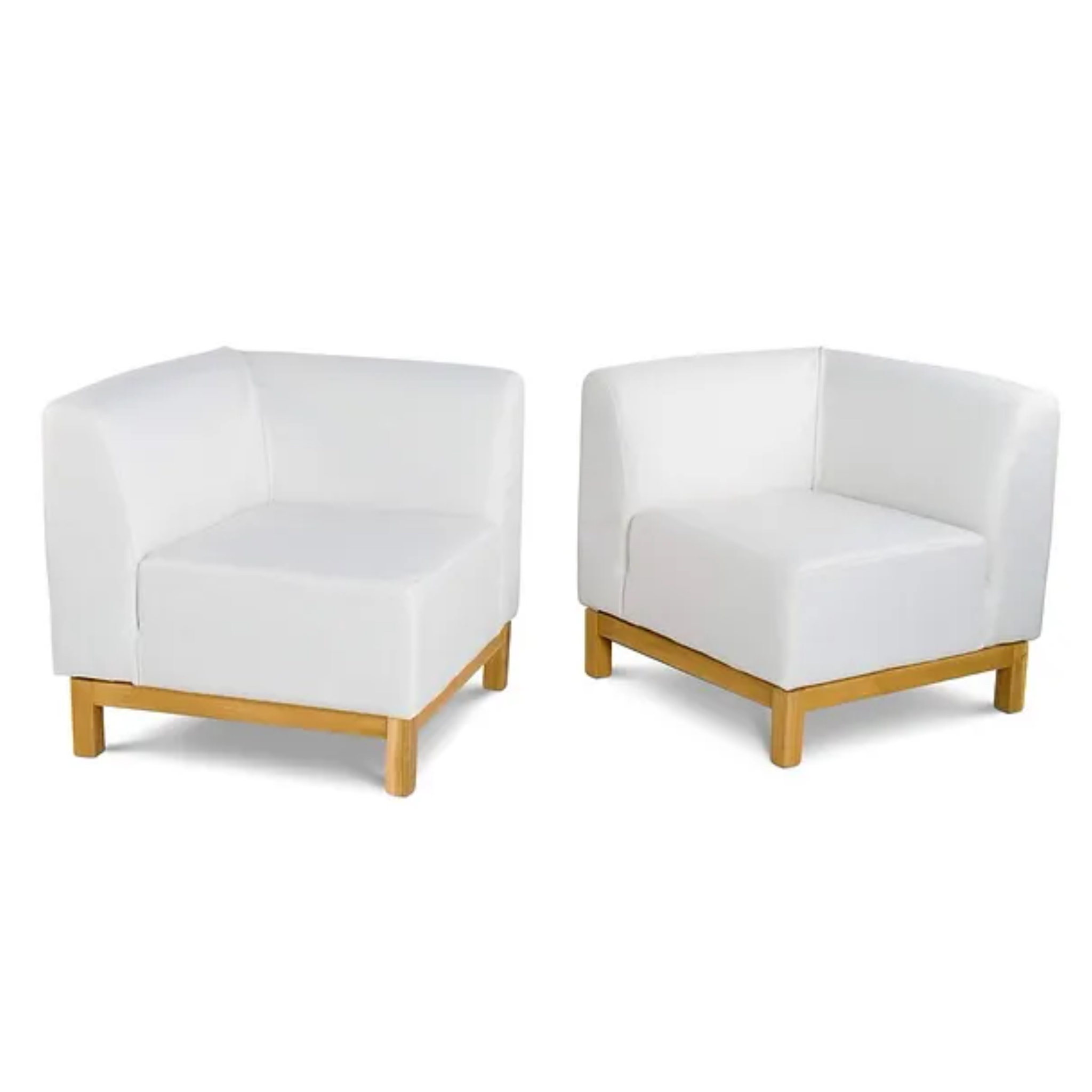 White Corner Sofa for rent – Kaplan | Rentlyz