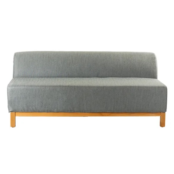 Gray Three-Seater Sofa for rent – Kaplan | Rentlyz
