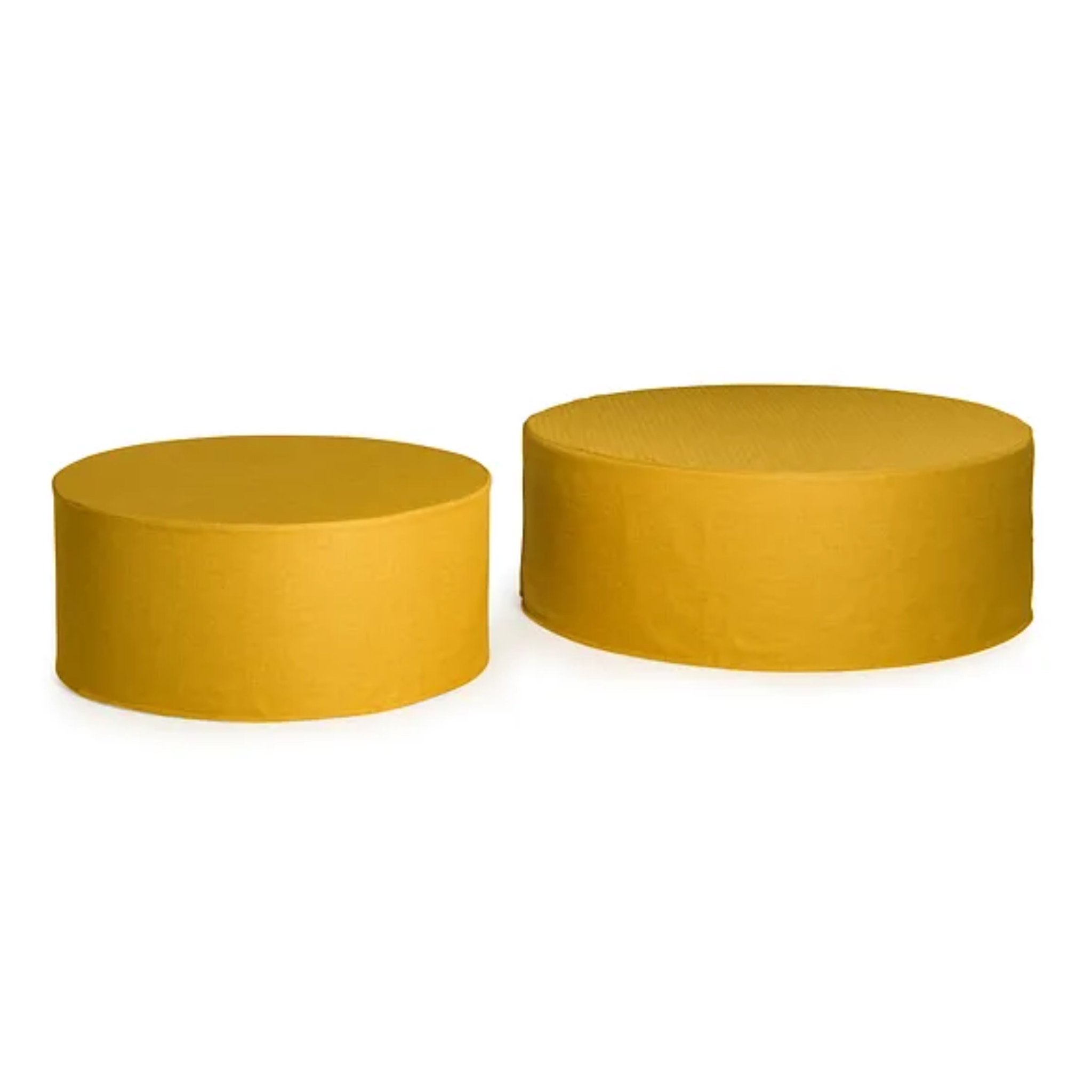 Yellow Ottomans for rent – Kaplan | Rentlyz
