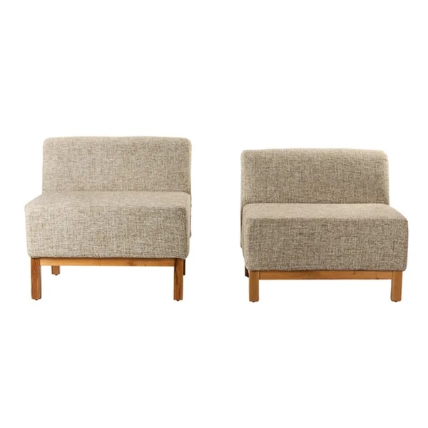 Beige Center Couch for rent – Kaplan | Rentlyz