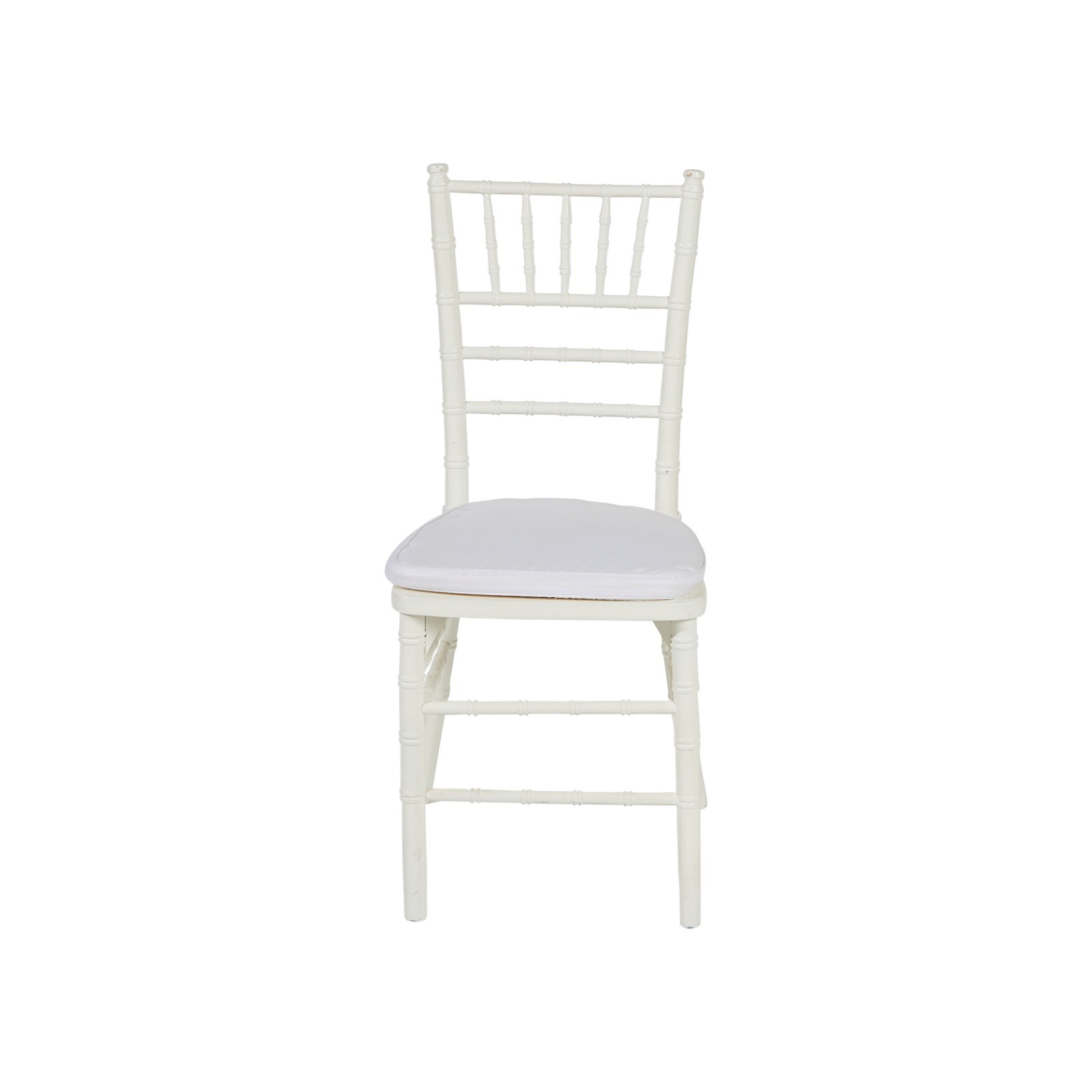 Party Chair White with Removable Upholstery for rent – Harmonia | Rentlyz