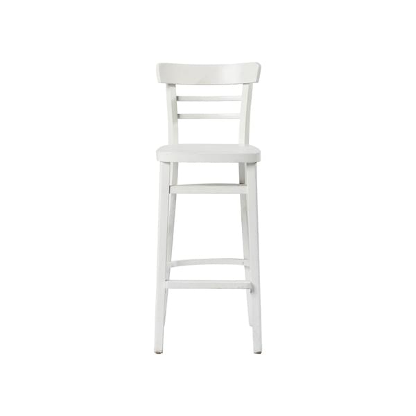 White Wooden Bar Stool for rent – Tamir Aruim | Rentlyz