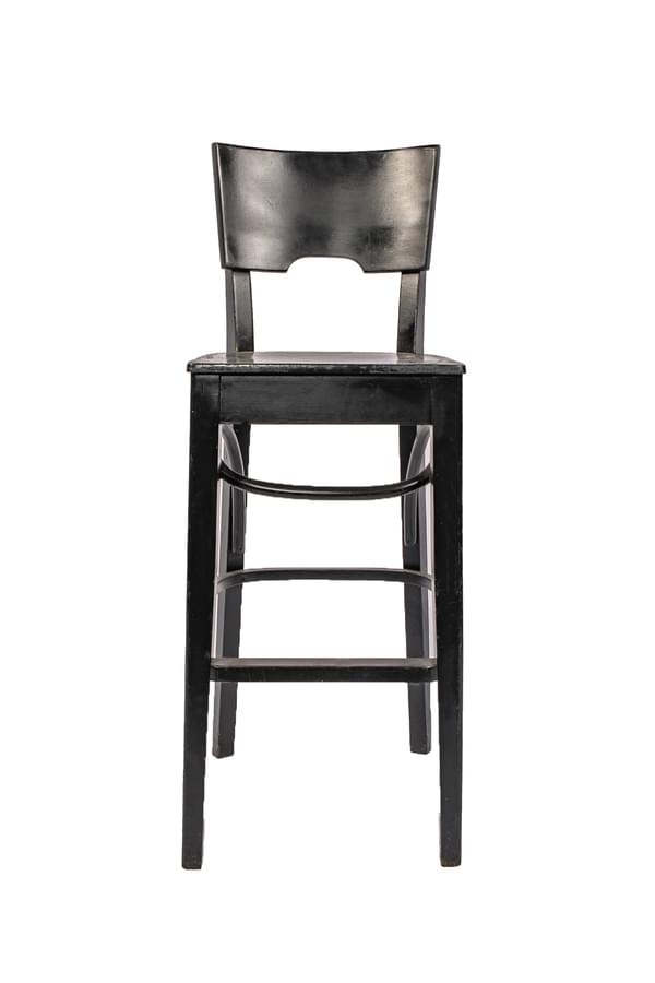 Black Wooden Bar Chair for rent – Tamir Aruim | Rentlyz