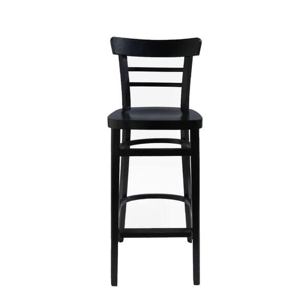 Black Wooden Bar Chair Kimba for rent – Harmonia | Rentlyz
