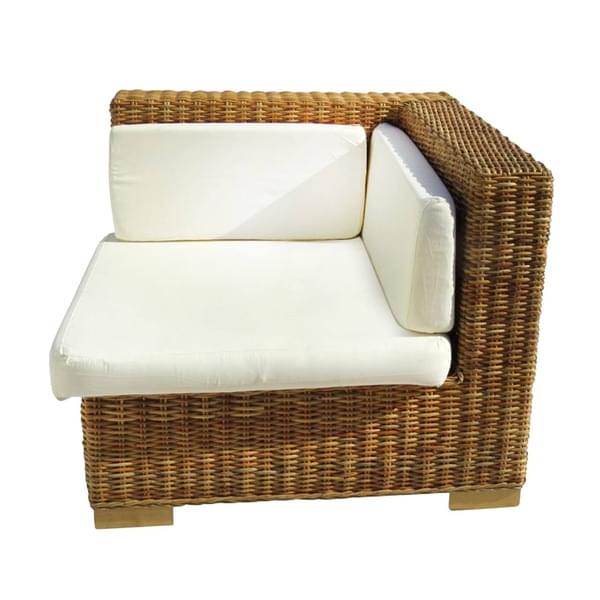 Corner Rattan Sofa with Branch Weaving for rent – Harmonia | Rentlyz