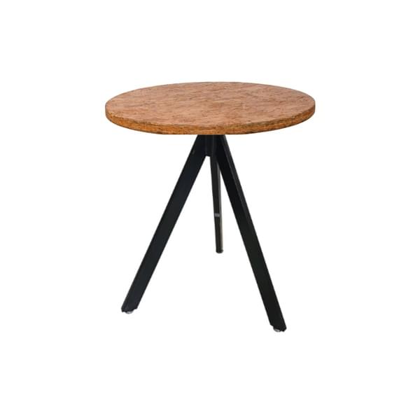 Cafe Height Table with Black Leg and Walnut Top for rent – Tamir Aruim | Rentlyz