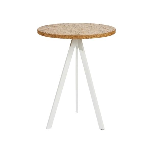 Bar Height Table with Walnut Top and White Leg for rent – Tamir Aruim | Rentlyz