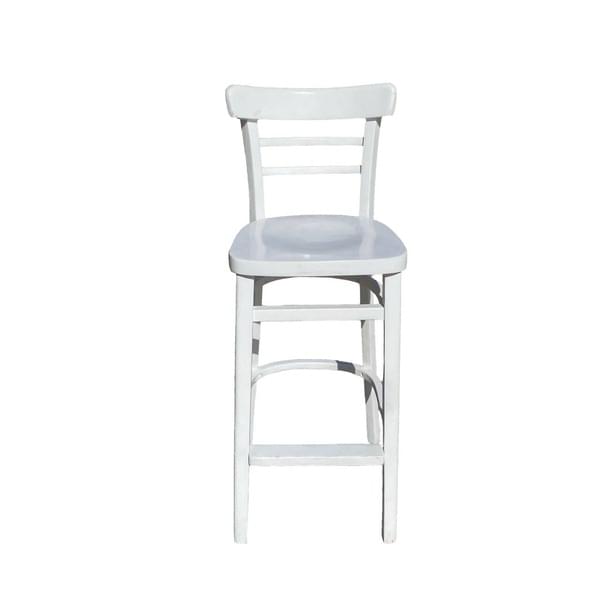 Kimba White Bar Chair for rent – Harmonia | Rentlyz