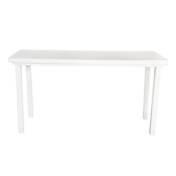 White Bar Table 200×0.80 for rent – Harmonia | Rentlyz