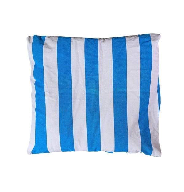 Turquoise and White Striped Pillow for rent – Harmonia | Rentlyz