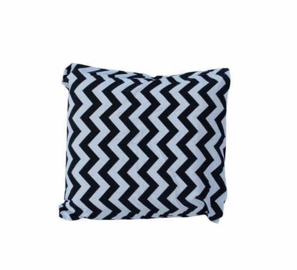 Black and White Zigzag Pillow for rent – Harmonia | Rentlyz