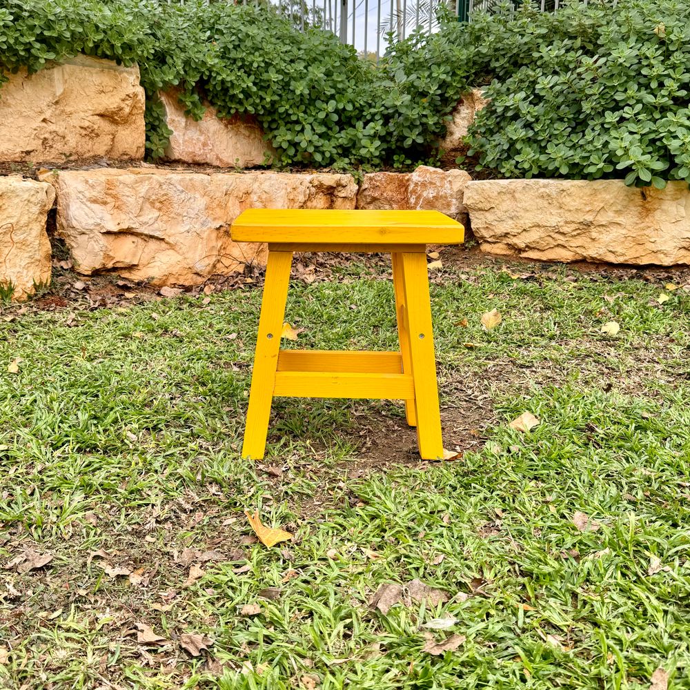 Low Yellow Stool for rent – GuestLine | Rentlyz