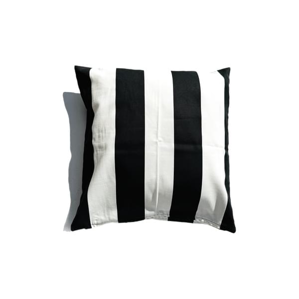 Black and White Striped Pillow for rent – GuestLine | Rentlyz