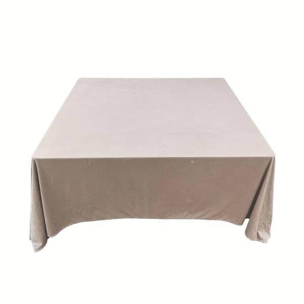 Moka Square Velvet Tablecloth 3/3 for rent – Hodaya | Rentlyz