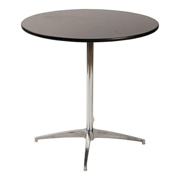 Black Round Table for rent – Anwar | Rentlyz