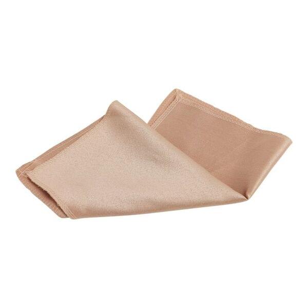 Mocha Satin Napkin for rent – Anwar | Rentlyz