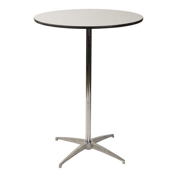 White Round Bar Table for rent – Anwar | Rentlyz