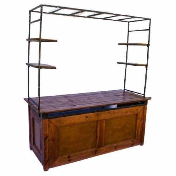 Butcher Design Counter with Ladder and Shelves for rent – Harmonia | Rentlyz