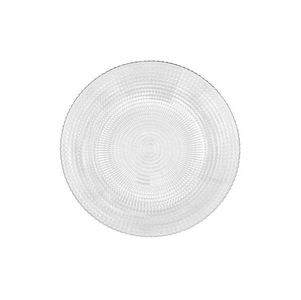 Medium Frosted Glass Plate for rent – Harmonia | Rentlyz