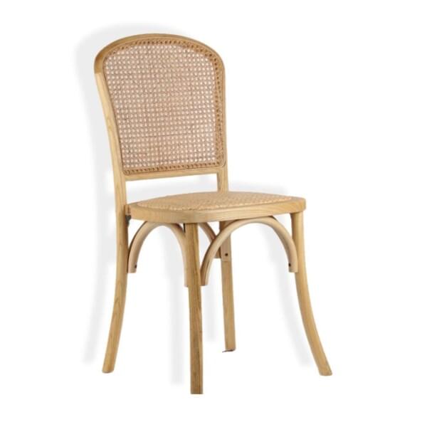 Rattan Wood Cafe Chair for rent – Sugoy Design | Rentlyz