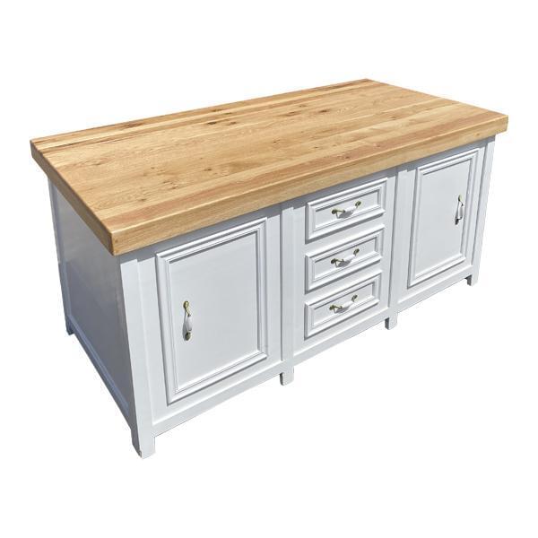 White Sideboard with Drawer-Like Design for rent – Karma | Rentlyz