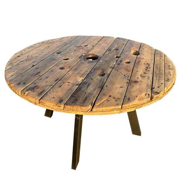 Wild Exposed Round Table Diameter 1.4 m for rent – Karma | Rentlyz