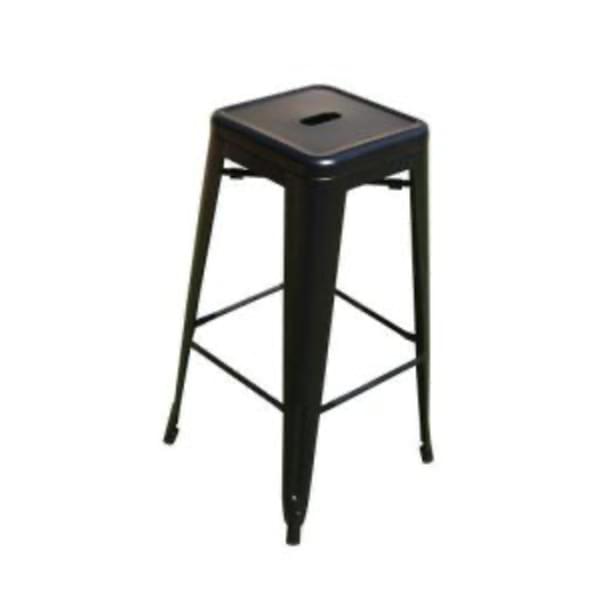 Dorothy Black Metal Bar Chair for rent – Karma | Rentlyz