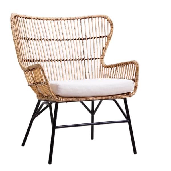 Rita Rattan Armchair for rent – Karma | Rentlyz
