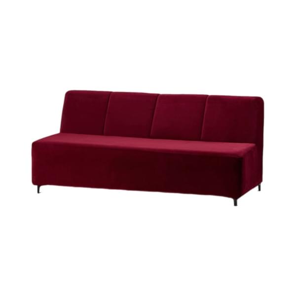 'Bot' Sofa Bordeaux 2 Meters for rent – Sugoy Design | Rentlyz