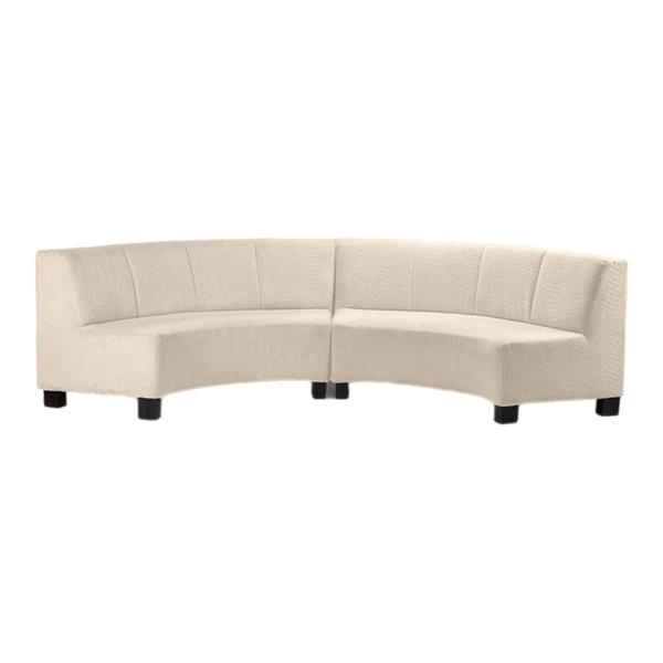 'Saharon' Off-White Bouclé Sofa for rent – Sugoy Design | Rentlyz