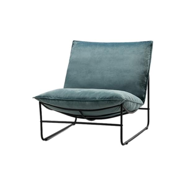 'Emilia' Armchair in Light Blue for rent – Sugoy Design | Rentlyz