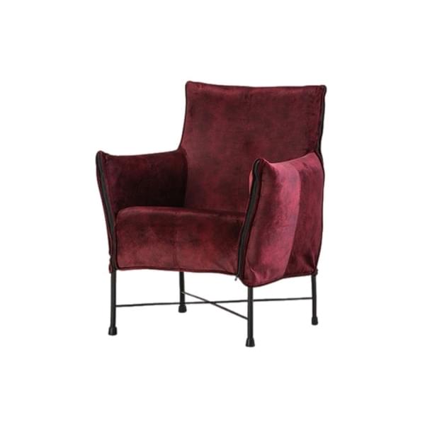 'Charlie' Armchair in Bordeaux for rent – Sugoy Design | Rentlyz