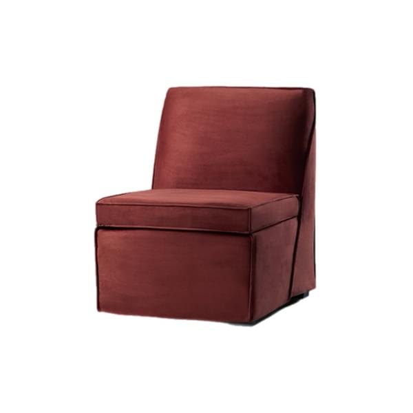 'Nepal' Armchair in Smoked Burgundy for rent – Sugoy Design | Rentlyz