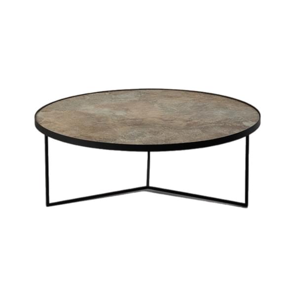 'Milano' Large Brown Stone Table for rent – Sugoy Design | Rentlyz
