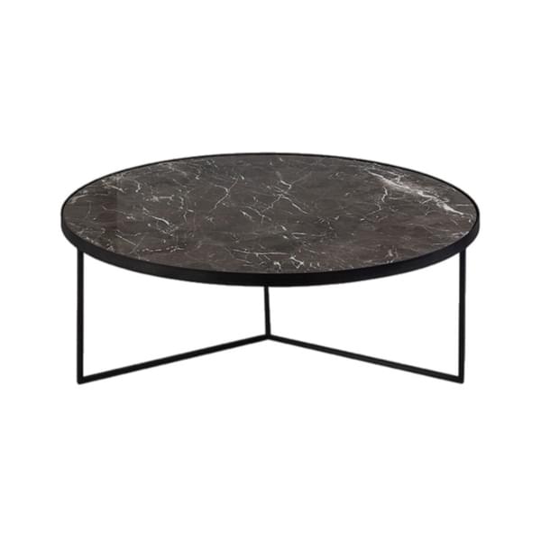 'Milano' Large Dark Marble Table for rent – Sugoy Design | Rentlyz