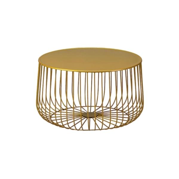 Large 'Tuli' Gold Table for rent – Harmonia | Rentlyz