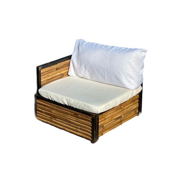 Modular Bamboo Corner Sofa for rent – Karma | Rentlyz