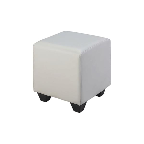Square Sky White Footstool for rent – Sugoy Design | Rentlyz