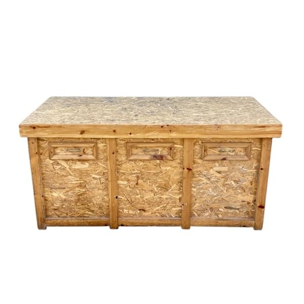Natural Wood Butcher Block/Sideboard for rent – Harmonia | Rentlyz